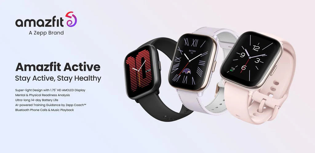Newly-launched Amazfit Active And Amazfit Active Edge Introduce A Stylish Way To Stay Active & Stay Healthy
